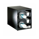 Dispense-Rite BFL-C-2BT - Cup Dispensing Cabinet, (2) BFL-2F, black, 16