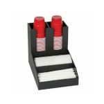 Dispense-Rite CLCO-2BT - Cup, Lid, Condiment and Straw Organizer, countertop, 9-1/2