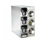 Dispense-Rite CTC-C-3RSS - Cup Dispensing Cabinet, (3) ADJ-2F on R, 25-3/8