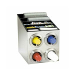 Dispense-Rite CTC-L-2X2SS - Cup Dispensing Cabinet, (4) ADJ-2F, 22-1/2