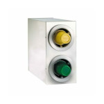 Dispense-Rite CTC-R-2SS - Cup Dispensing Cabinet, (2) ADJ-2F, 16-1/2