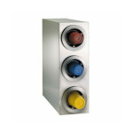 Dispense-Rite CTC-R-3SS - Cup Dispensing Cabinet, (3) ADJ-2F, Holds 8 - 44oz. Cups