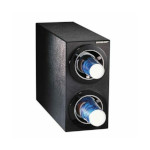 Dispense-Rite CTC-S-2BT - Cup Dispensing Cabinet, (2) ADJ-2F, black, 16