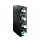 Dispense-Rite CTC-S-4BT - Cup Dispensing Cabinet, (4) ADJ-2F, black, 32