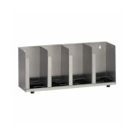 Dispense-Rite CTLD-19 - Lid/Cup Organizer, adjustable, 4 section