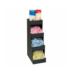 Dispense-Rite CTVH-4BT - Condiment Organizer, vertical, countertop, (4) compartments