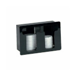 Dispense-Rite FML-2 - Lid Dispenser, built-in, 2 section, 7-1/4
