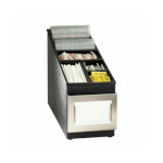 Dispense-Rite NSLC-1BT - Lid, Straw & Condiment Organizer, 15-3/4