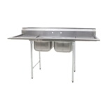 Eagle 412-16-2-X - Two Compartment Sink, 41