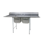 Eagle 414-16-2-18-X - Two Compartment Sink, 72-1/4