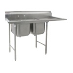 Eagle 414-16-2-18R-X - Two Compartment Sink, 56-5/8