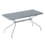 EMU E809 - Rectangular Drink Table w/Umbrella Hole, 64 x 32 x 29-1/2 in.