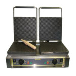 Equipex GED40 - Waffle Baker, electric, double, cast iron plates, 