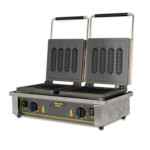 Equipex GED80 - Waffle Baker, electric, double, cast iron plates, 