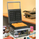 Equipex GES10/1 - Waffle Baker, electric, single, cast iron plates, 