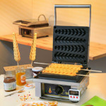 Equipex GES23 - Waffle Baker, electric, single, cast iron plates, 