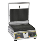 Equipex PANINI PREMIUM - Panini Grill, grooved top & bottom plates, 14