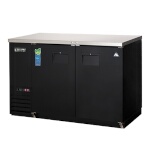 Everest EBB48-24 - Back Bar Refrigerator, two-section, 49