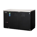 Everest EBB48 - Back Bar Refrigerator, two-section, 49