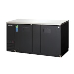 Everest EBB69-24 - Back Bar Refrigerator, two-section, 68