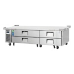 Everest ECB82-86D4 - Chef Base Refrigerator, two-section, 86-1/4