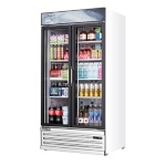 Everest EMSGR33 - Merchandiser Refrigerator, two-section, 39-3/8