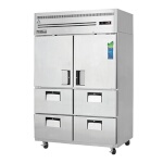 Everest ESR2D4 - Reach-In Refrigerator, two-section, 49-5/8