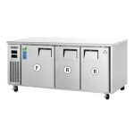 Everest ETRF3 - Undercounter Dual Temp Unit, three-section, 71-1/8