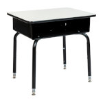 Flash Furniture FD-DESK-GY-GG - Student Desk, 24