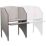 Flash Furniture MT-M6201-GY-GG - Starter Study Carrel, 32-5/8