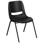 Flash Furniture RUT-EO1-BK-GG - Stacking Chair, 21