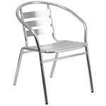 Flash Furniture TLH-017B-GG - Restaurant Stacking Armchair, 21.75
