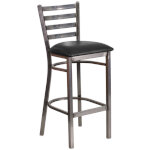 Flash Furniture XU-DG697BLAD-CLR-BAR-BLKV-GG - Bar Stool, 17