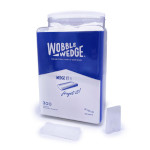 AllPoints 36357 - Wobble Wedge Tapered Shims, interlocking, hard nylon, translucent, (Jar of 300)