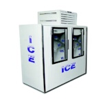Fogel Ice Merchandisers ICB-2-GL-L- Indoor Ice Merchandiser, 85 Cubic Feet