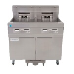 Frymaster 21814EF - Fryer Battery, electric, (2) 60 lb. capacity each, filtration system, oil conserving,