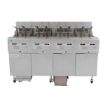 Frymaster 4FQE30U - FilterQuick Fryer Battery, electric, (4) 30 lb. capacity each, built-in filtration