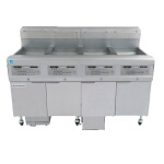 Frymaster 4FQG30U - FilterQuick Fryer Battery, gas, (4) 30 lb. capacity each, built-in filtration