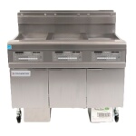 Frymaster FPGL330CA - OCF30 Fryer Battery, gas, (3) 30 lb. capacity each, built-in filtration, oil-conserving