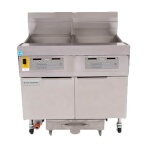 Frymaster FPLHD265 - Fryer Battery, gas, (2) 100 lb. cap each, built-in filtration, low flue temperature