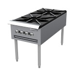 Garland SP-1844-2F - Double Stock Pot Range, (2) burners, manual controls, standing