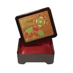 GET 230-1-F - Fuji Don Jyu Box, 6-1/2 x 5-1/2 x 2-1/2 inch, with cover, (Case of 12)
