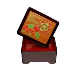 GET 230-2-F - Fuji Don Jyu Box, 6-1/2 x 5-1/2 x 3 inch, with cover, (Case of 12)