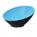 GET B-788-BL/BK - Brasilia Bowl, 16 oz., round, cascading, blue/black, (Case of 6)