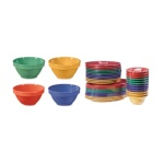 GET BC-170-MIX - Diamond Mardi Gras Bouillon Cup, 8 oz., 4-1/2