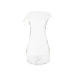 GET BW-1025-PC-CL - Wine/Juice Decanter, 8.4 oz., with lid, clear, (Case of 12)
