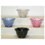 GET DD-50-BL - Dessert Time Dish, 5 oz., blue, (Case of 48)