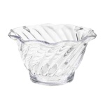 GET DD-60-CL - Dessert Time Dish, 6 oz., SAN, clear, (Case of 48)