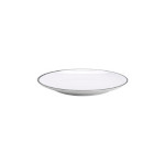 GET CS-1100-W/BK - Settlement Bistro Dinner Plate, 11