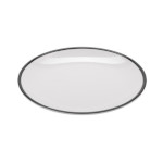 GET CS-800-W/BK - Settlement Bistro Side Dish Plate, 8